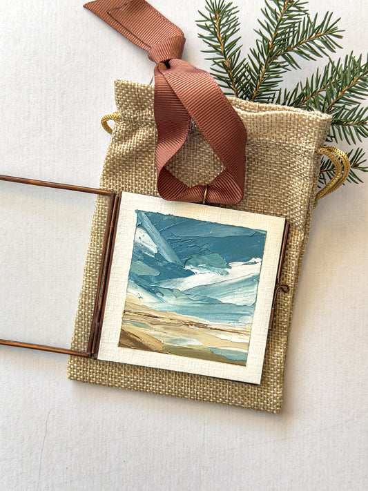 hand-painted ornament • in the quiet #17