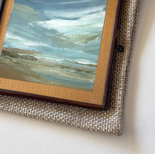 hand-painted ornament • in the quiet #1