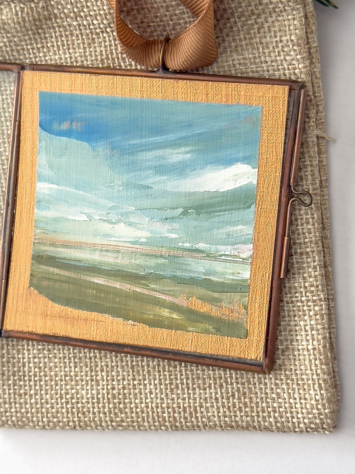 hand-painted ornament • in the quiet #10