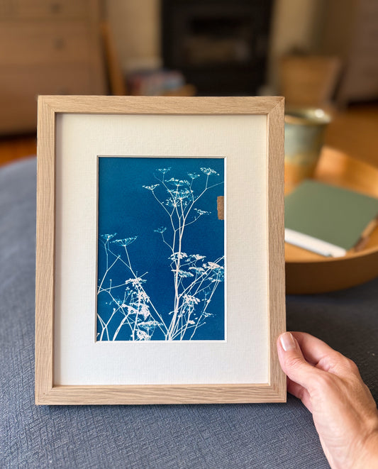 solid oak frame