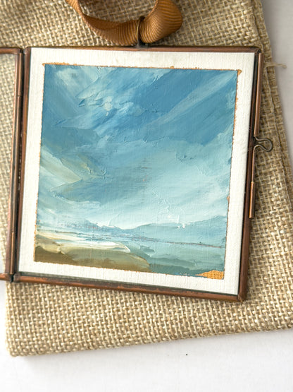 hand-painted ornament • in the quiet #11