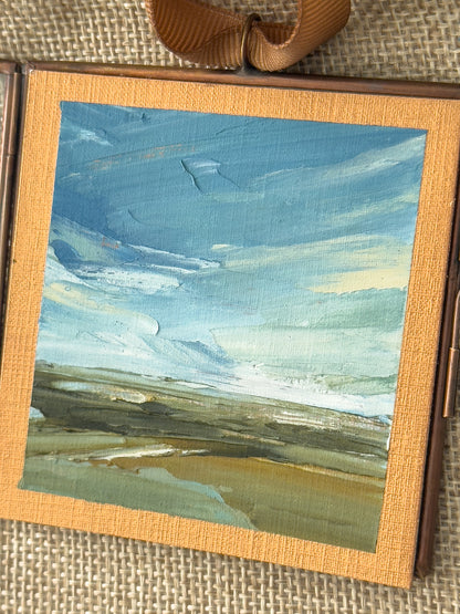 hand-painted ornament • in the quiet #12