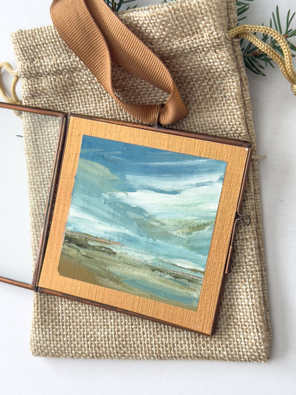 hand-painted ornament • in the quiet #8