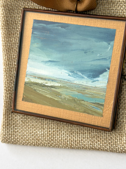 hand-painted ornament • in the quiet #9