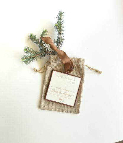 "of the season" - ornament