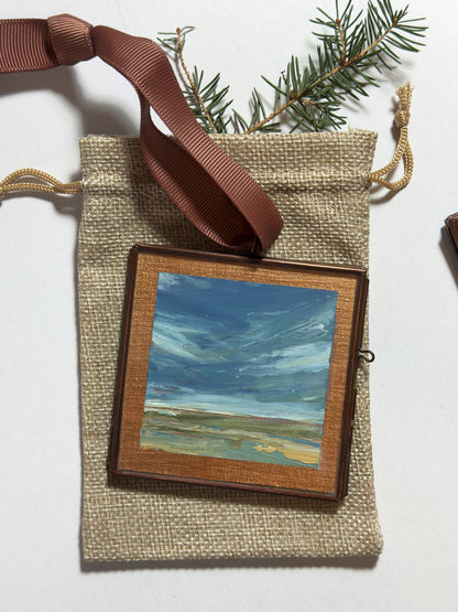 hand-painted ornament • in the quiet #16
