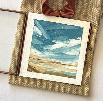 hand-painted ornament • in the quiet #17