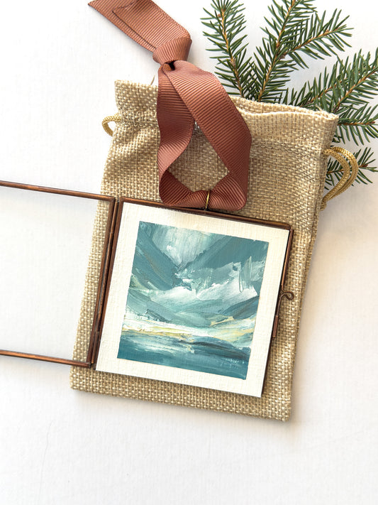 hand-painted ornament • in the quiet #18