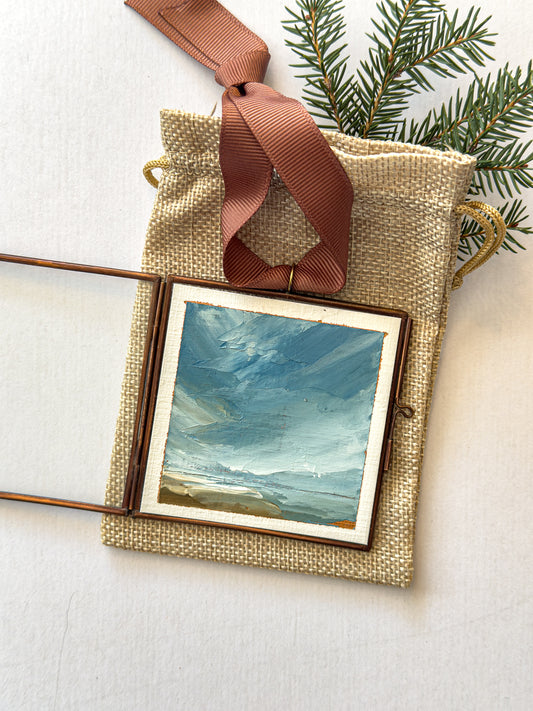 hand-painted ornament • in the quiet #20