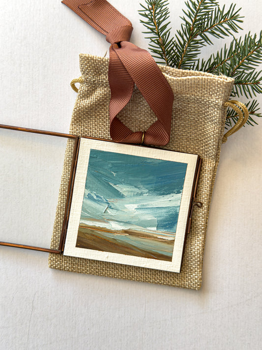 hand-painted ornament • in the quiet #21