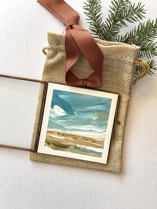 hand-painted ornament • in the quiet #22