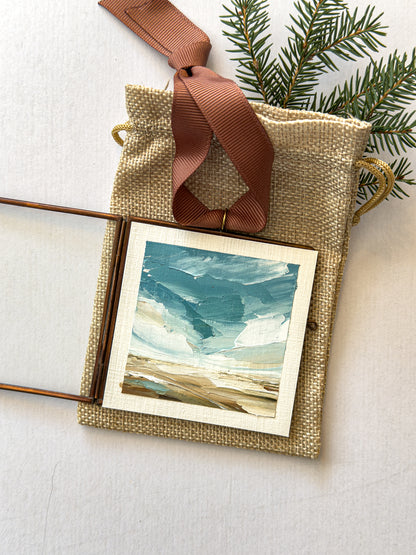 hand-painted ornament • in the quiet #23