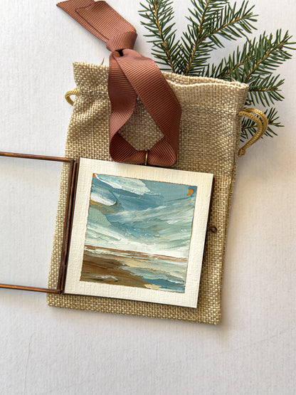 hand-painted ornament • in the quiet #24