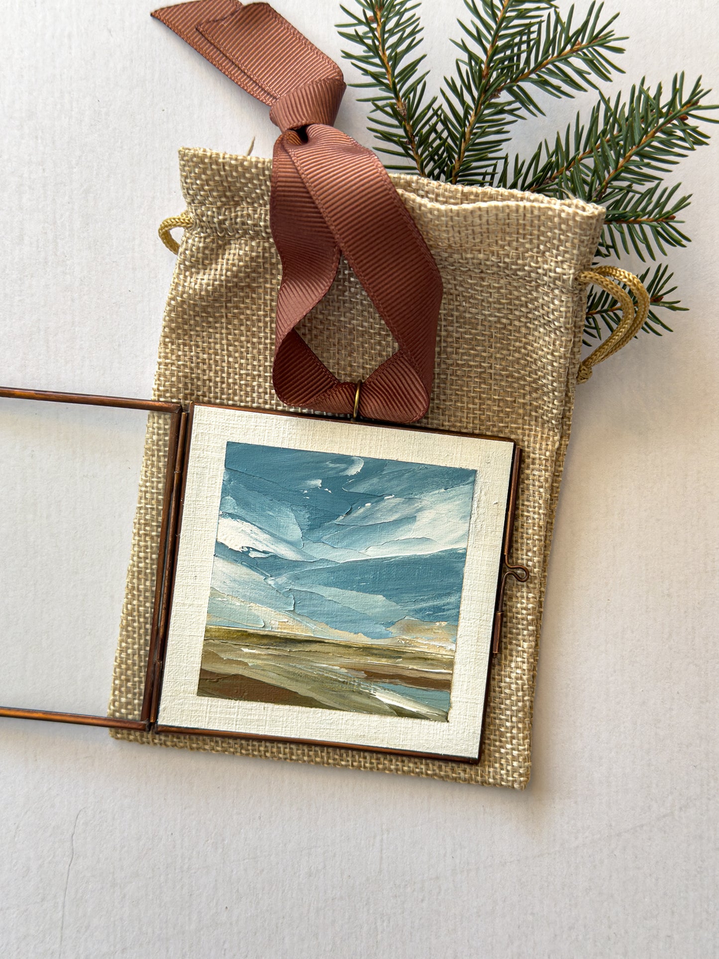 hand-painted ornament • in the quiet #26