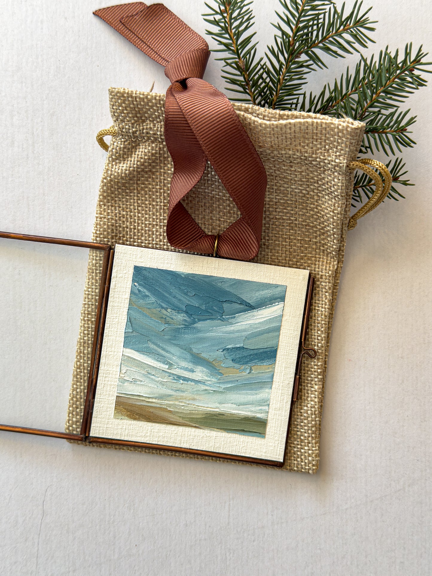 hand-painted ornament • in the quiet #27