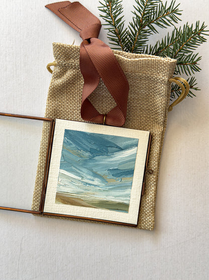 hand-painted ornament • in the quiet #27