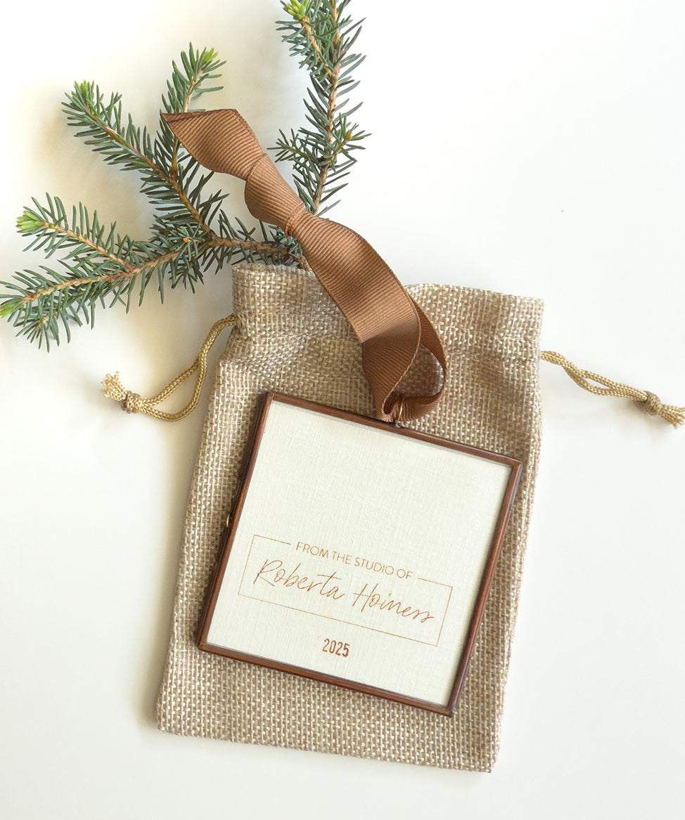 hand-painted ornament • in the quiet #12