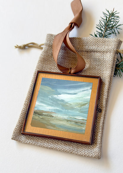 hand-painted ornament • in the quiet #1