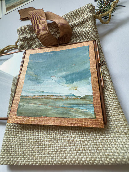 hand-painted ornament • in the quiet #6